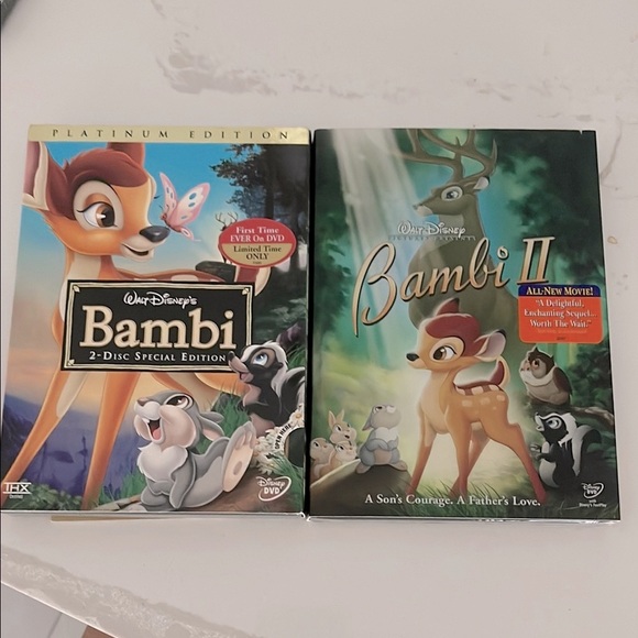 NIB Disney Bambi Platinum Edition & Bambi II DVD Set - Picture 1 of 4